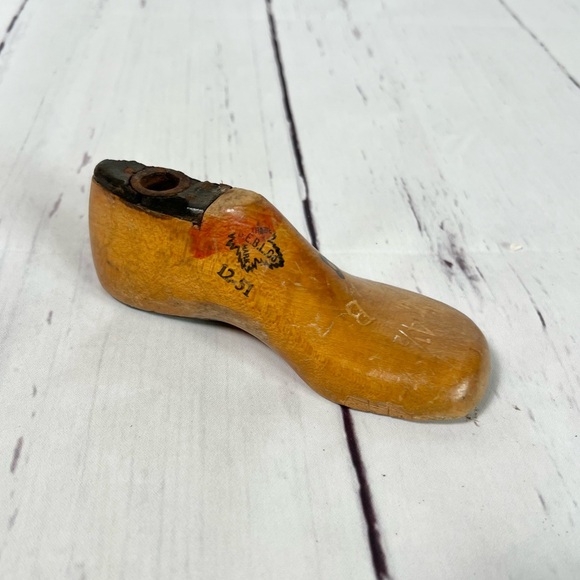 Antique Child Maple Wooden Cobbler Shoe Form 4 1/2 B - Picture 3 of 7